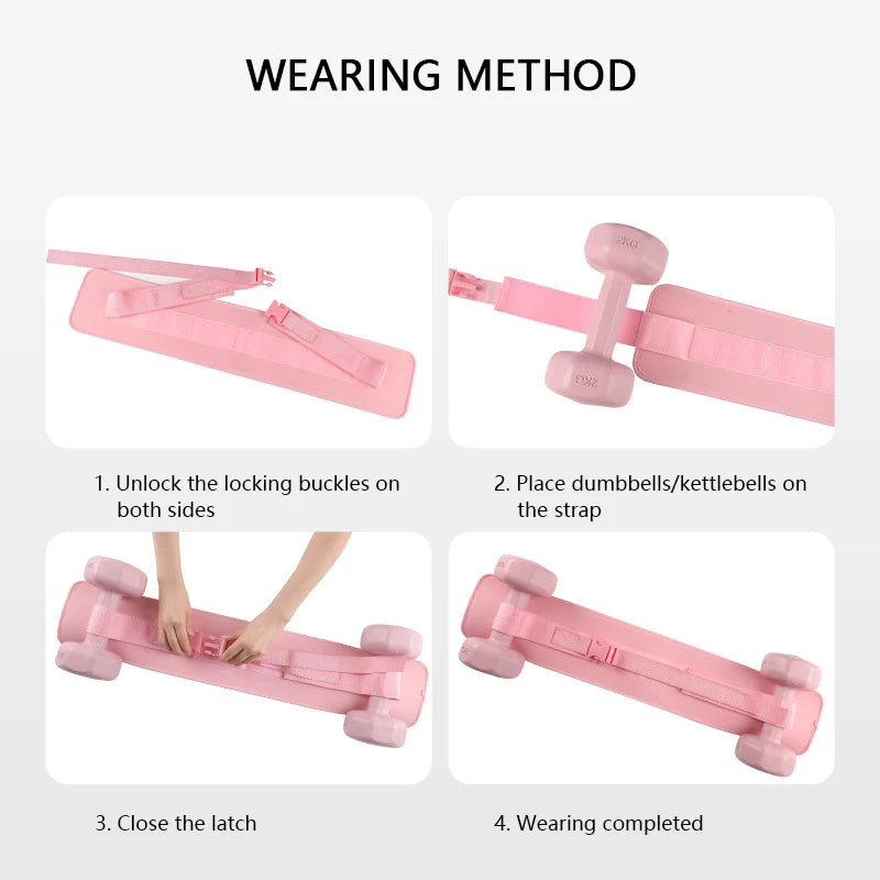 MoveWell Hip Thrust Belt For Dumbbells